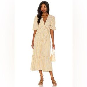 Faithfull the Brand Aberdeen Midi Dress in Brighton Stripe
